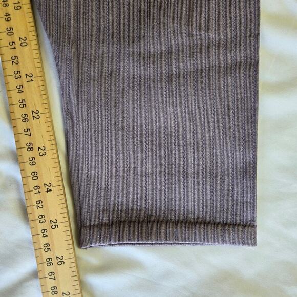 NWT Good American Women's Dusty Violet Ribbed High-Waist Leggings, Size 5/6 - Picture 11 of 11